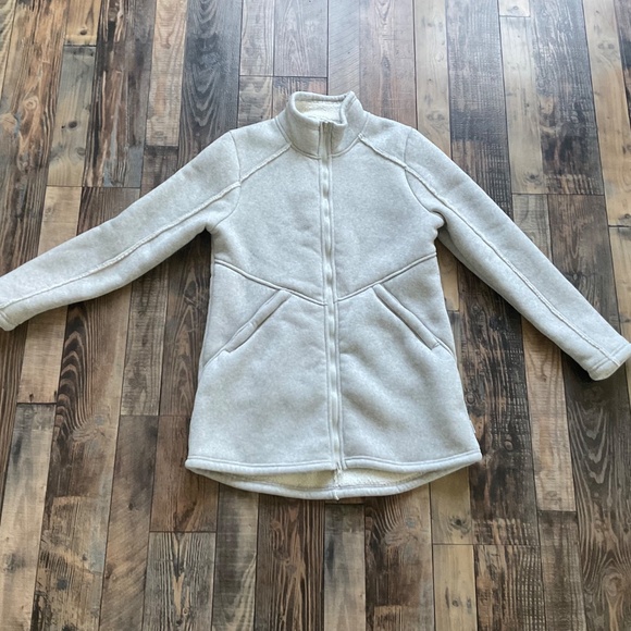 Avalanche Outdoor Sherpa Lined Full Zip Jacket Coat Parka Large - Picture 11 of 11